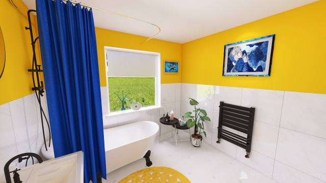 Bathroom re-style middelhavsstil-badevaerelse