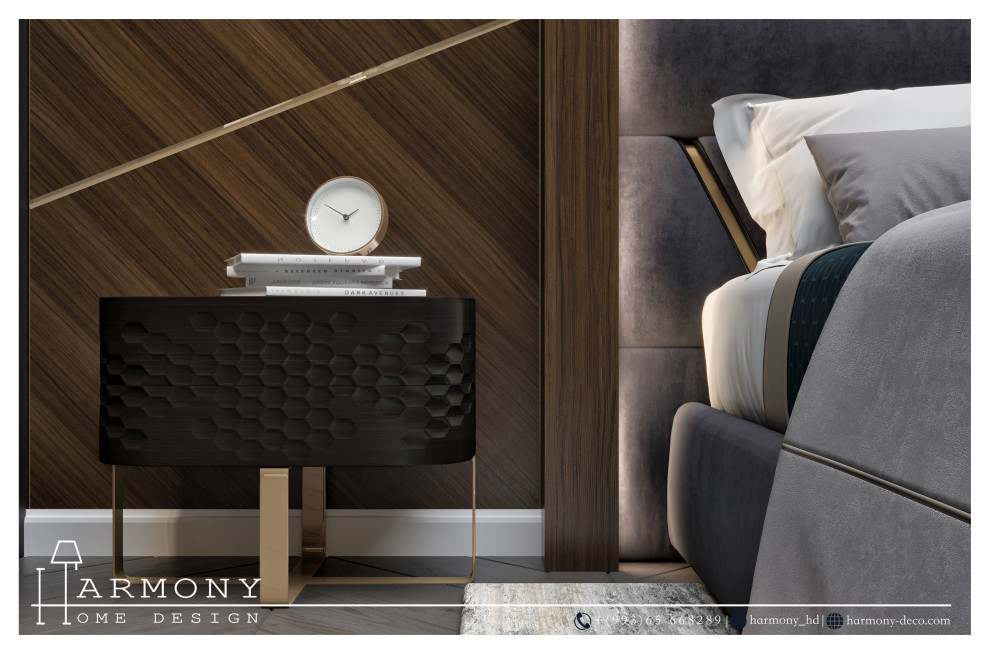 Дизайн-проект спальни общей площадью 25 м2