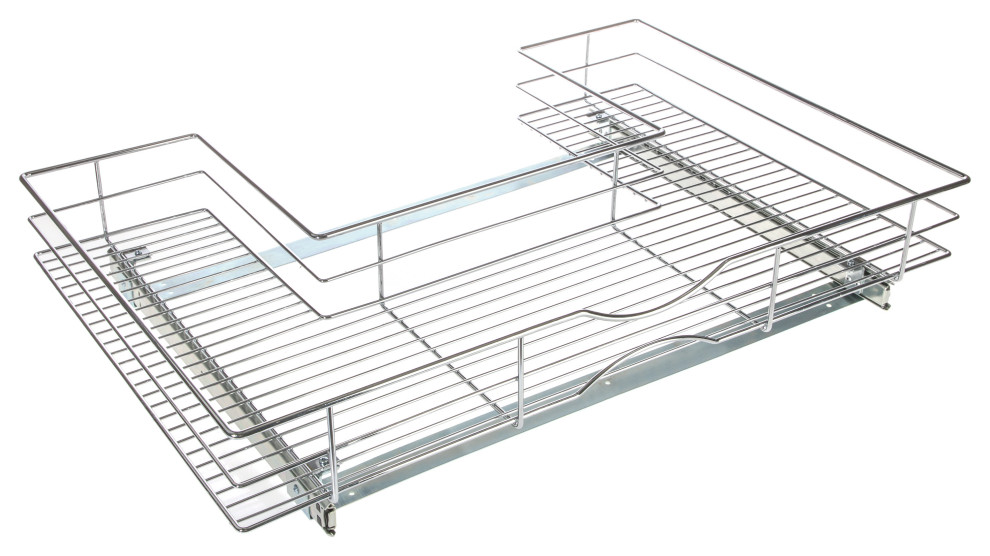 Home Zone Kitchen 20.67" W x 31" D Base PullOut Sink Basket