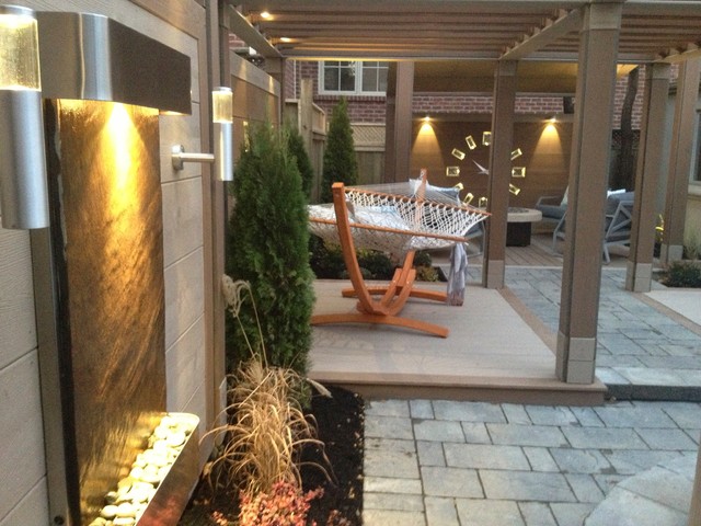 The Clock Deck contemporary-patio