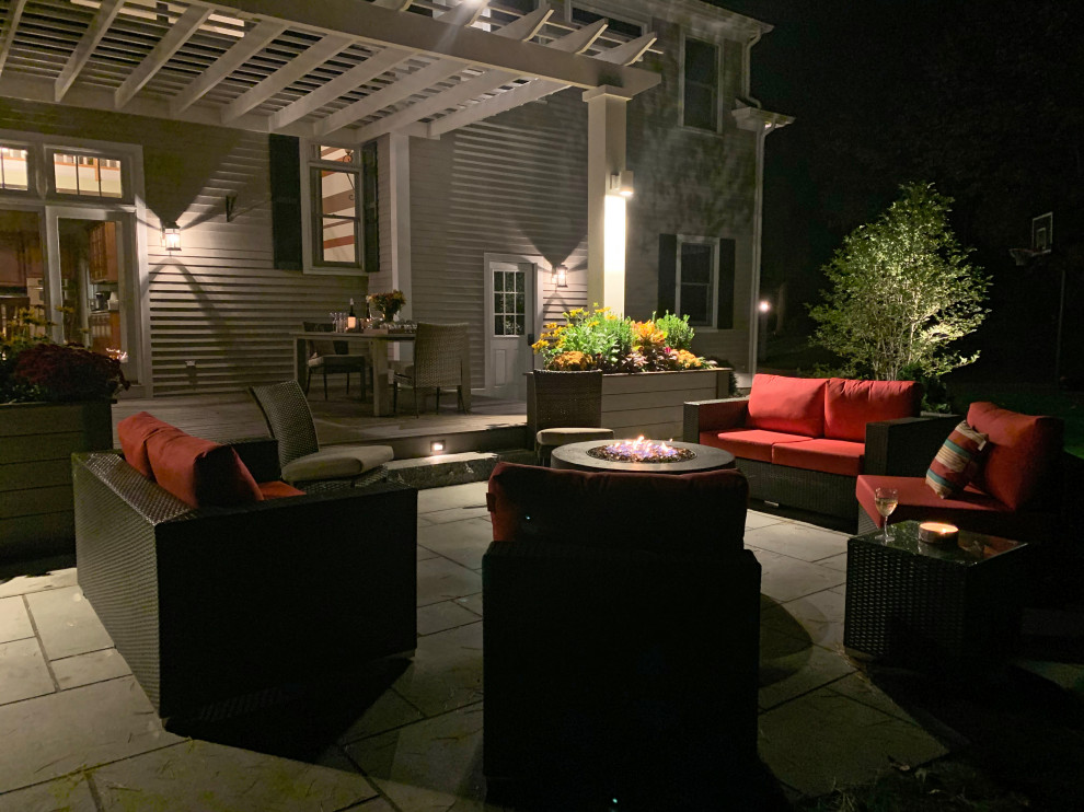 Patio - transitional patio idea