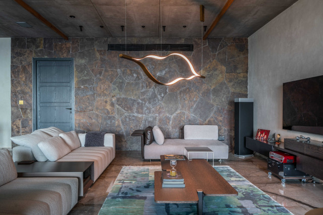Lodha Apt contemporaneo-salon