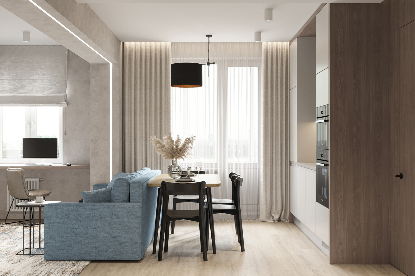 Кухня-гостиная