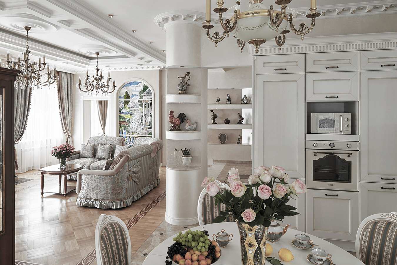 Дом в неоклассике в Новой Москве.