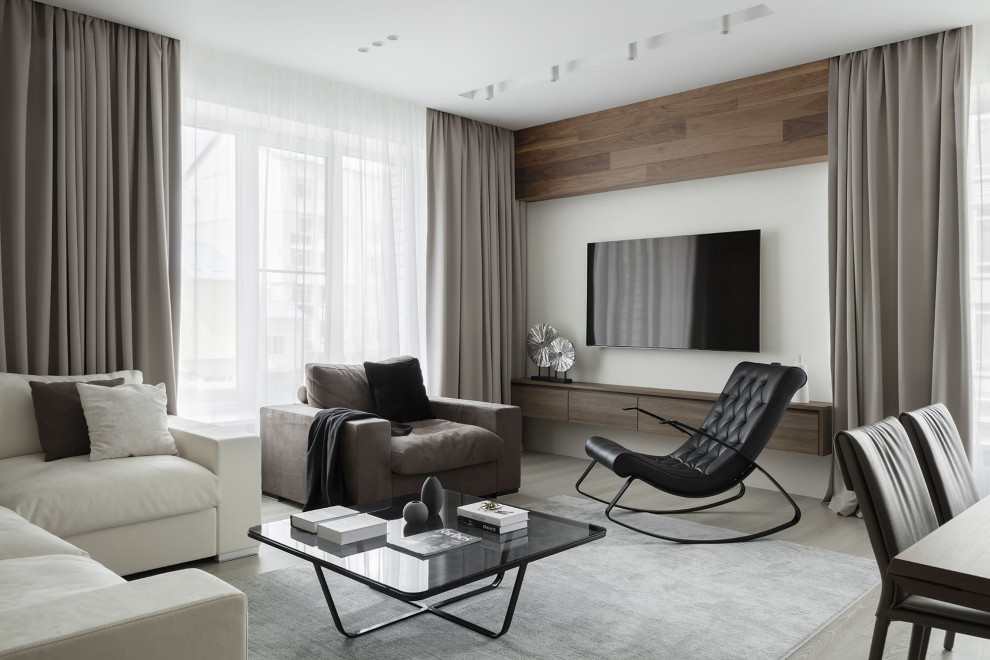 Обзор современной квартиры 170 квм. Полы без плинтуса. Двери в потолок.