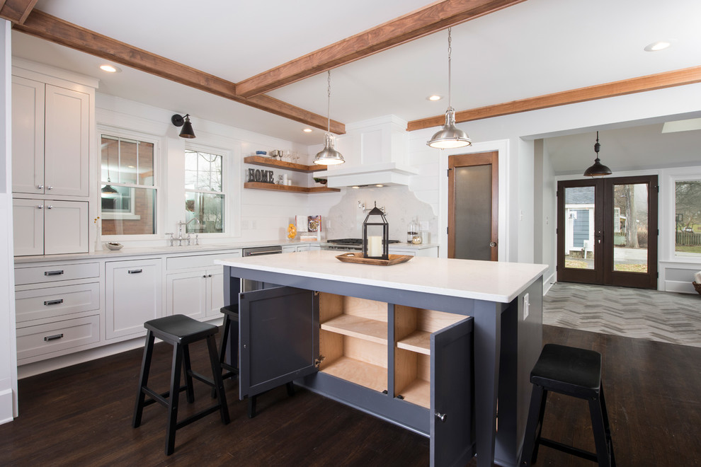 Meridian Kessler Colonial Home Remodel - Kitchen ...