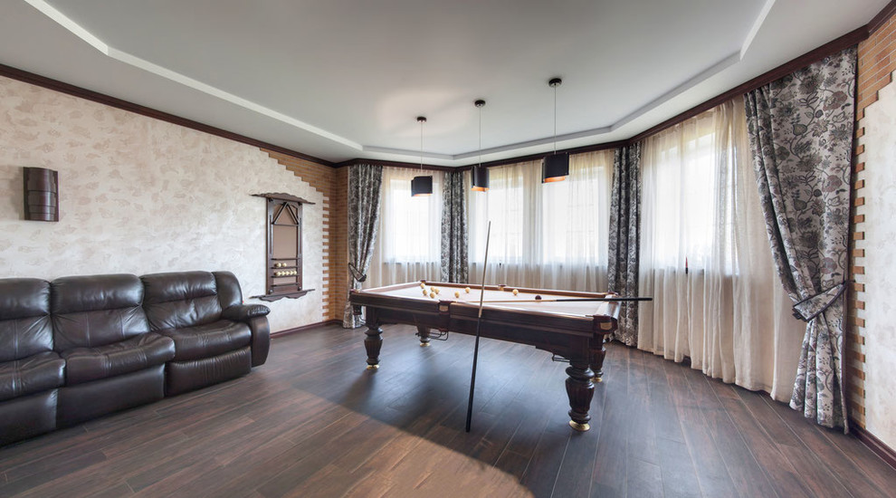 Реализованный проект интерьеров коттеджа 200 кв. метров в поселке Александровска