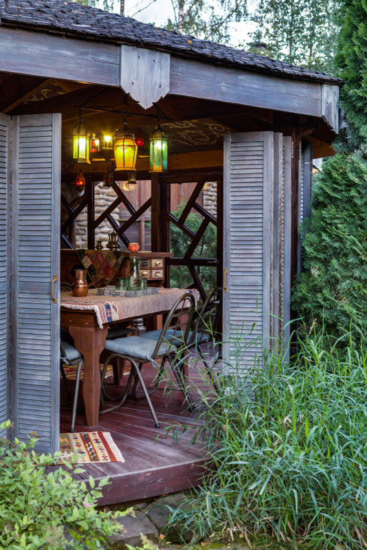 Круглая беседка