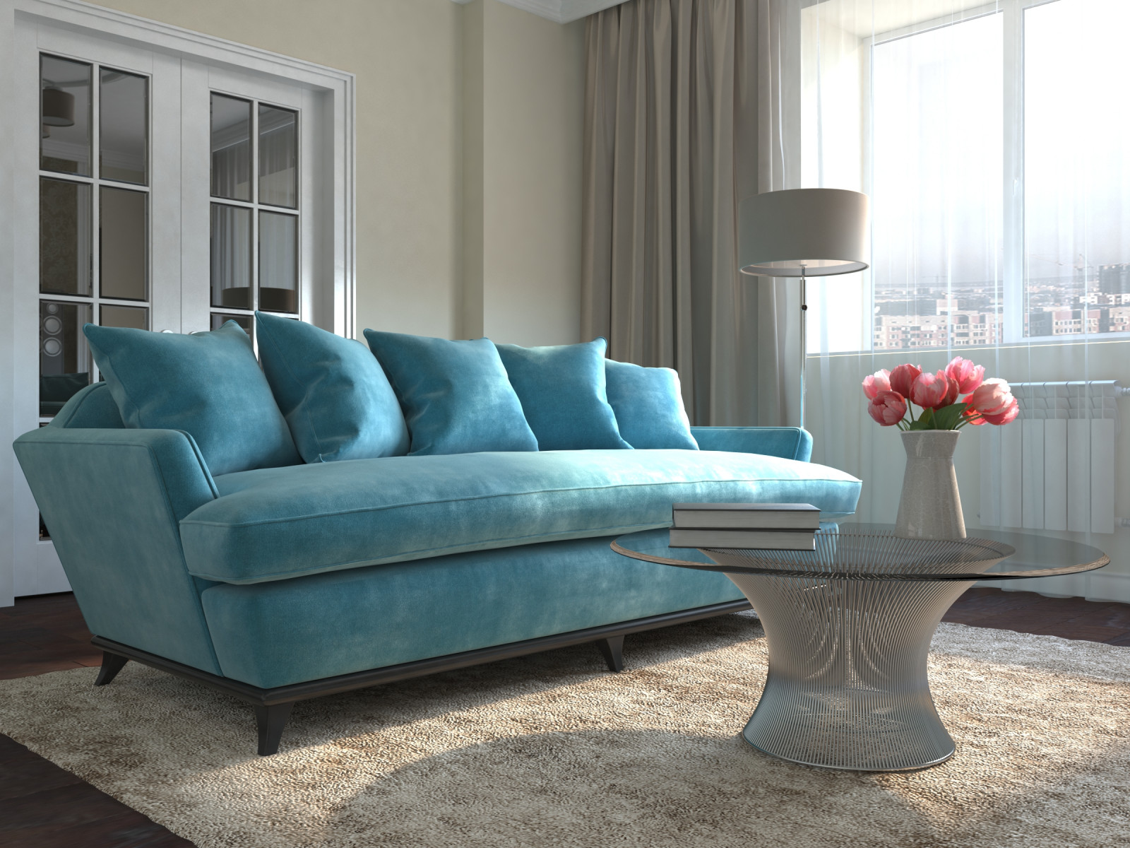 Интерьер квартиры 120 кв.м. в ЖК "Заельцовский"