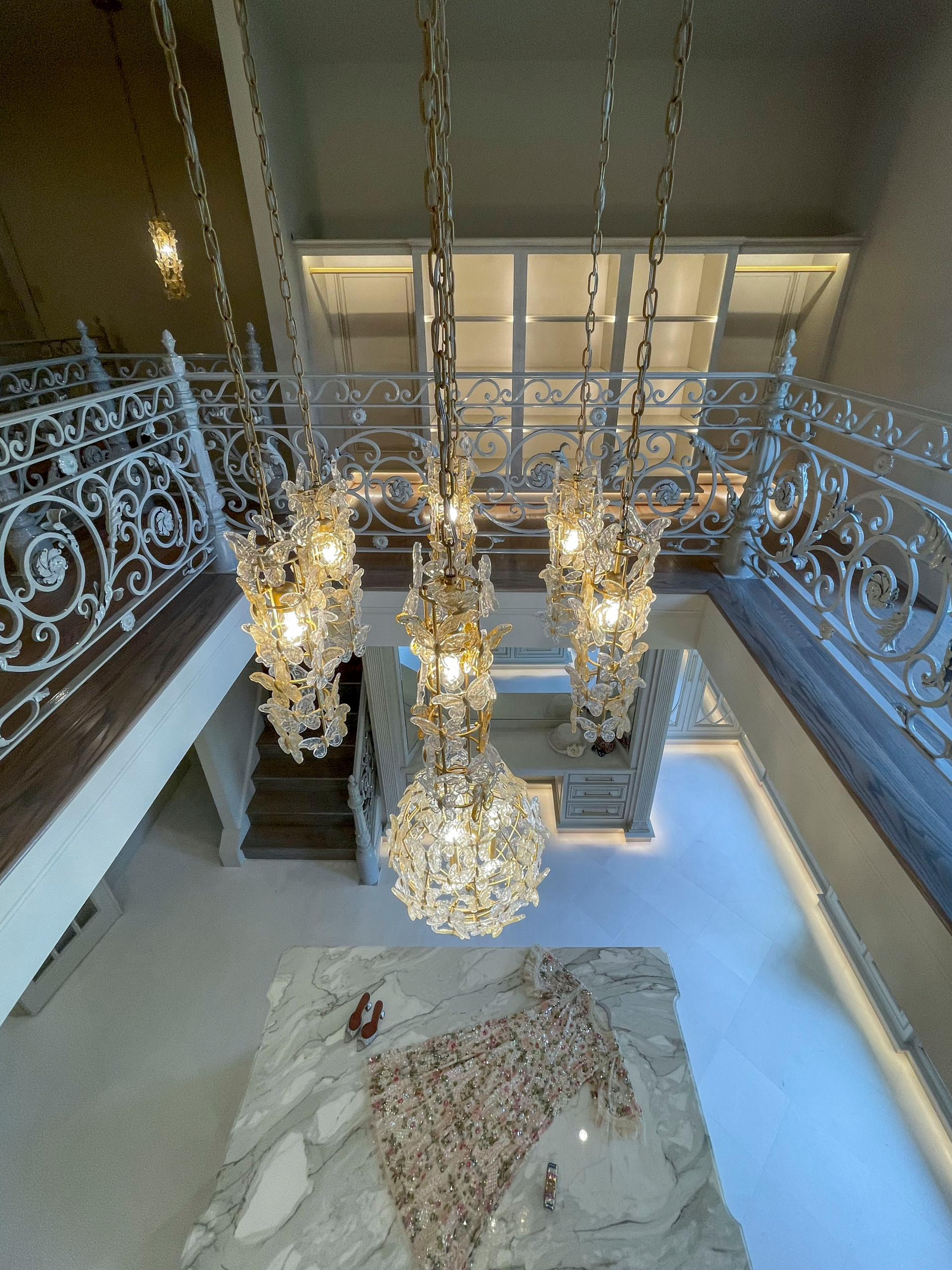 104_Curved Staircases in 18th Century French Inspired Mansion, Mclean VA 22101