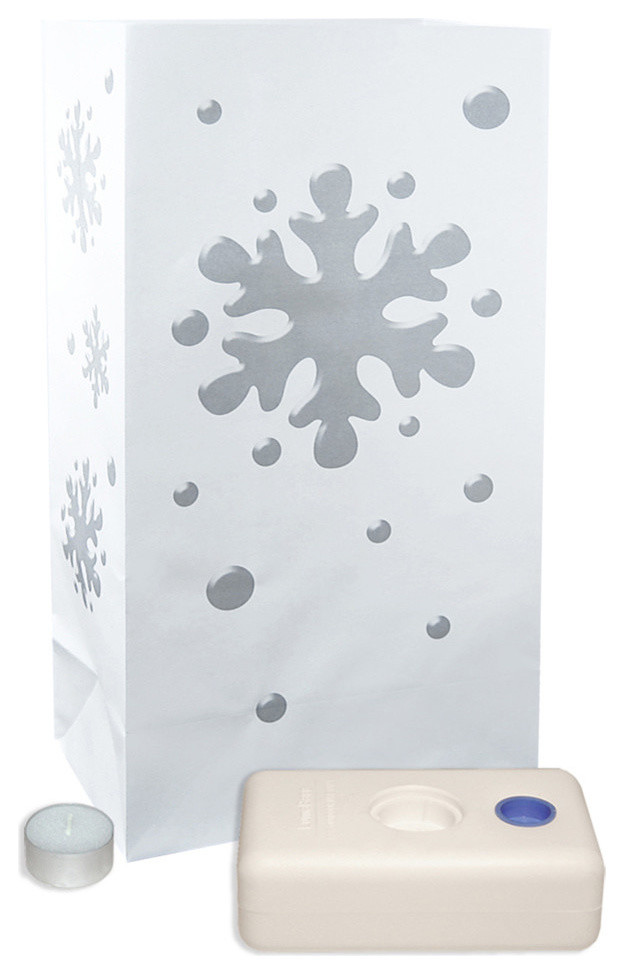 Candle Luminaria Kit Snowflake