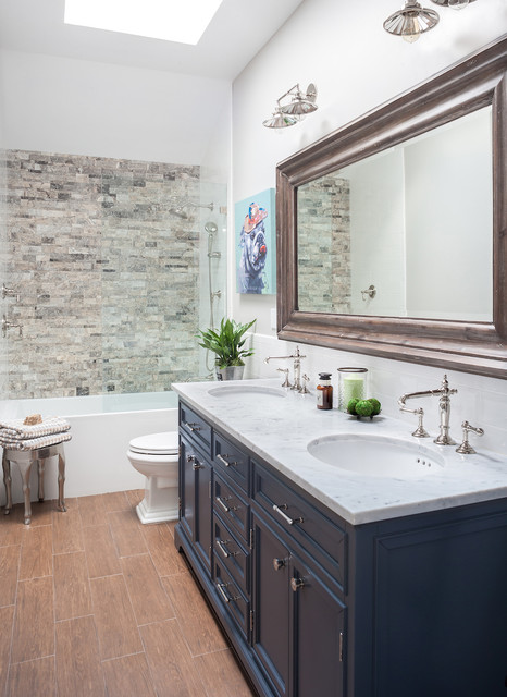 Huntington Teen Boys Bathroom Transitional Bathroom New York By Lillian C Morea Interiors Llc Houzz Au
