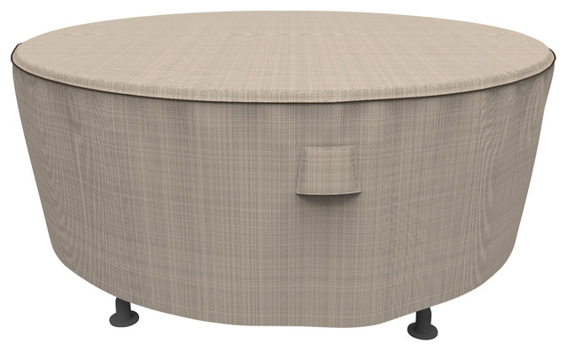 Budge English Garden Tan Tweed Round, Outdoor Round Patio Table Covers