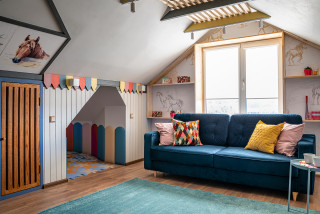 Проект детской комнаты мансард