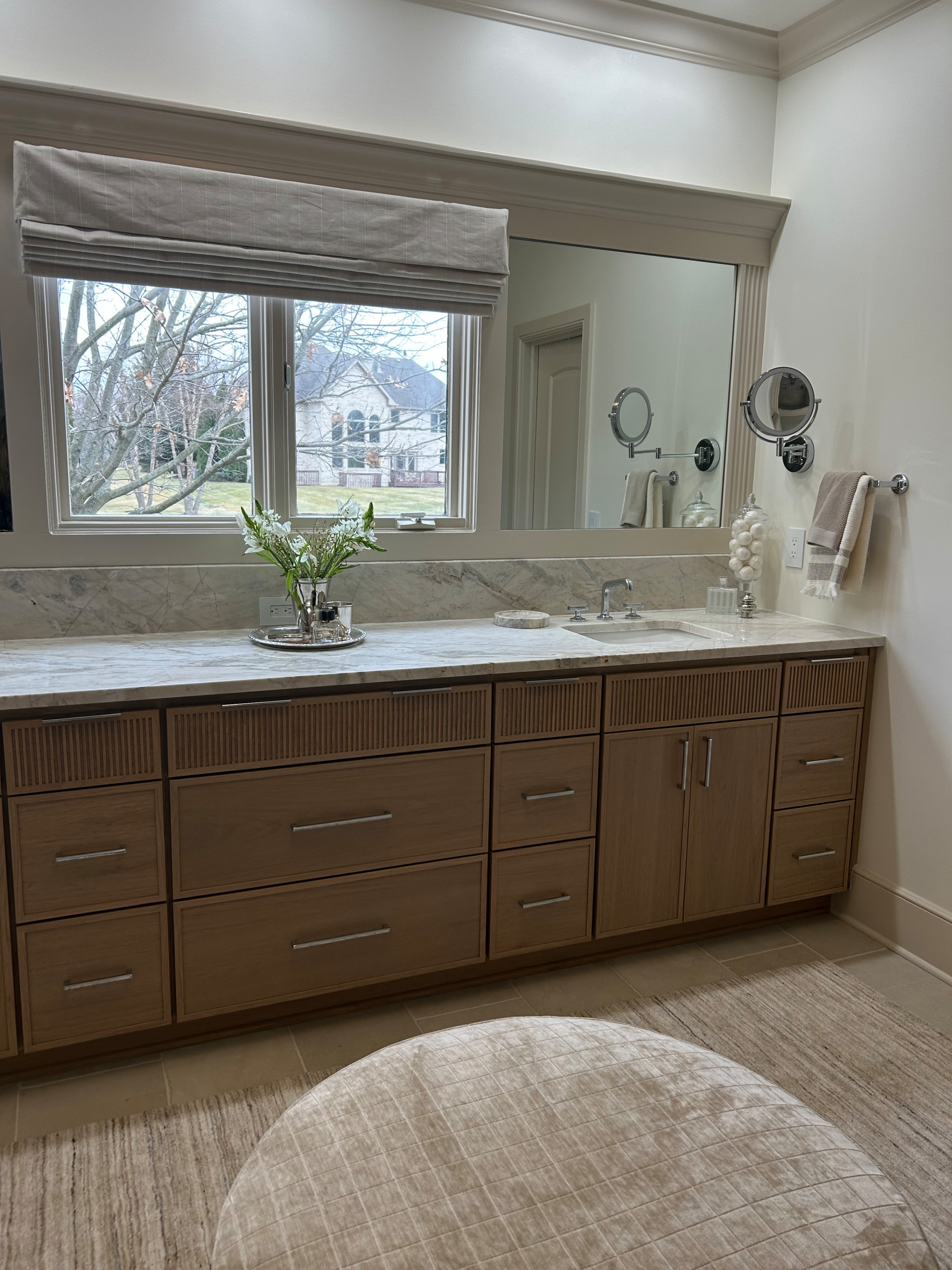Neutral Mediterranean Bathroom