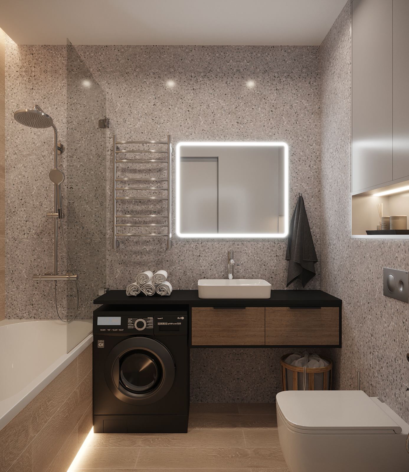 Дизайн-проект квартиры 42,5 м² в ЖК "OK!LAND" | Тюмень