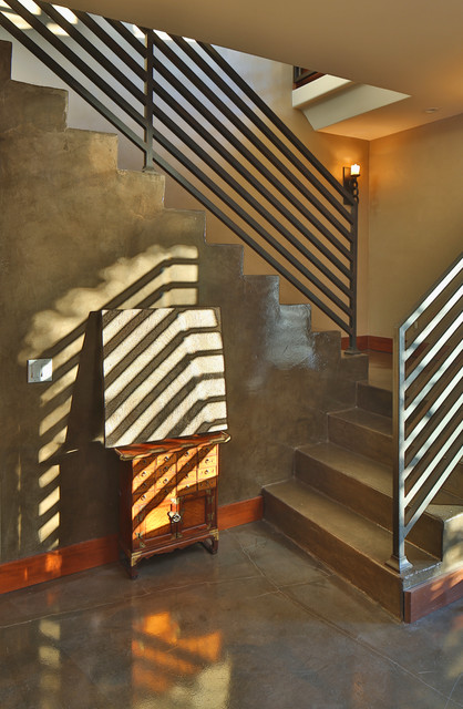 Rustic Contemporary contemporary-trappa