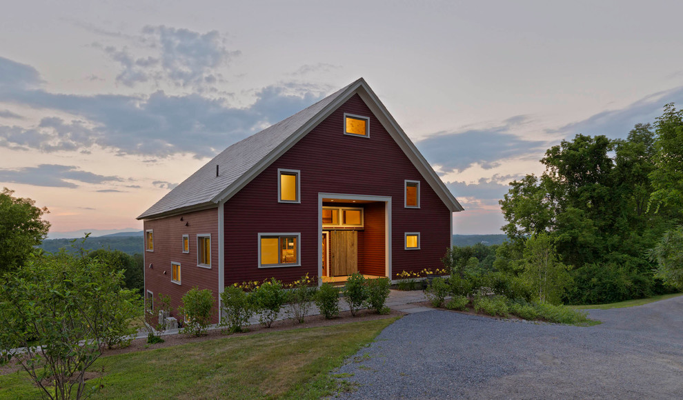 Middlebury Barn Renovation - Farmhouse - Exterior - Burlington - by ...