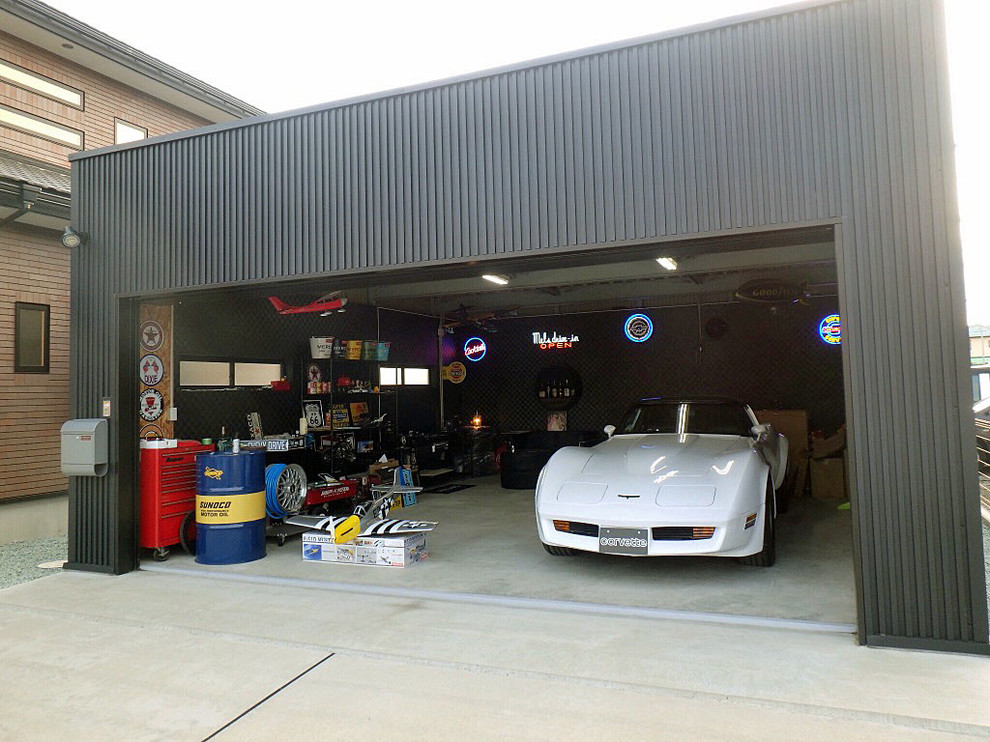 Inspiration for a modern garage in Other.