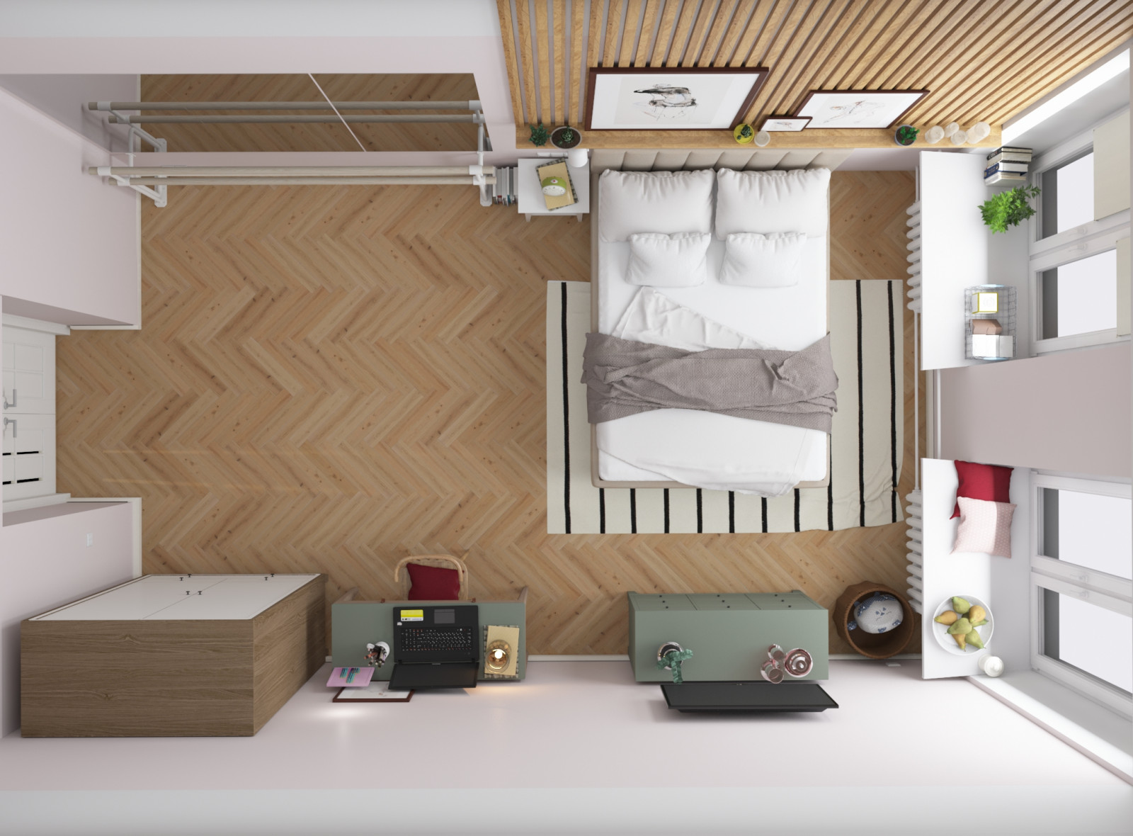 Спальня для девочки подростка