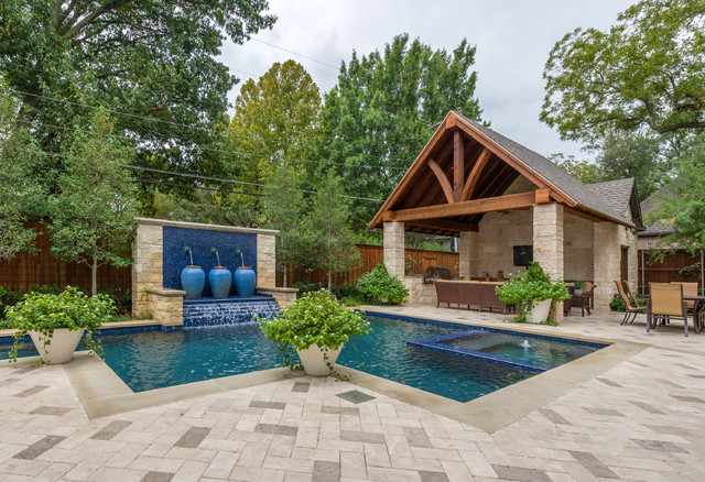 Dallas Backyard Pool & Retreat - Traditional - Pool - Dallas - by ...