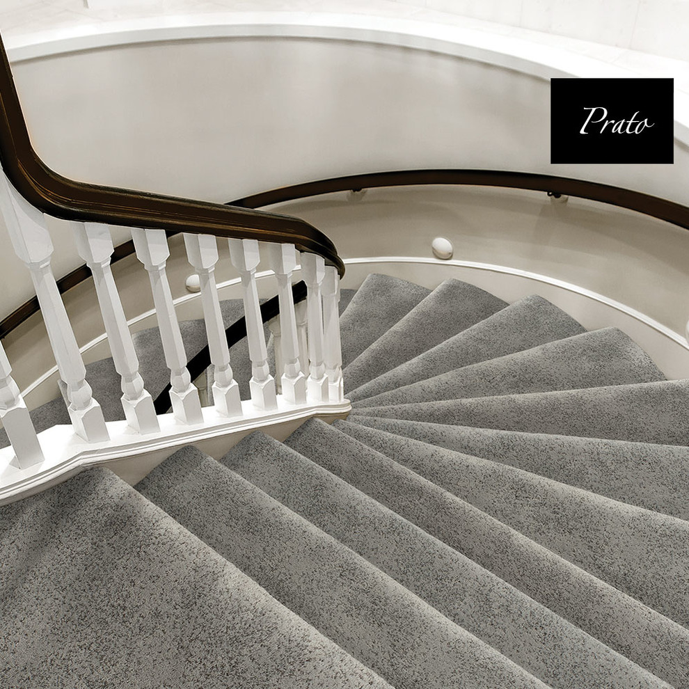 Inspiration for a transitional staircase in New York.