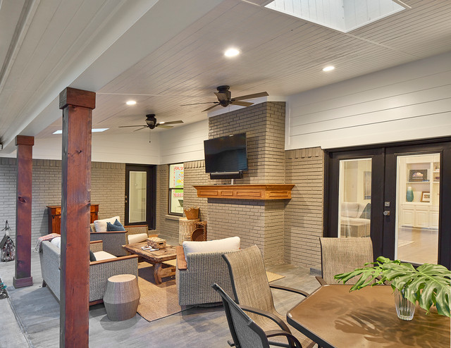 Outdoor Patio W Bead Board Ceilings Klassisch Modern