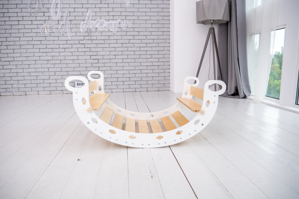 Diseño de dormitorio infantil de 1 a 3 años nórdico pequeño