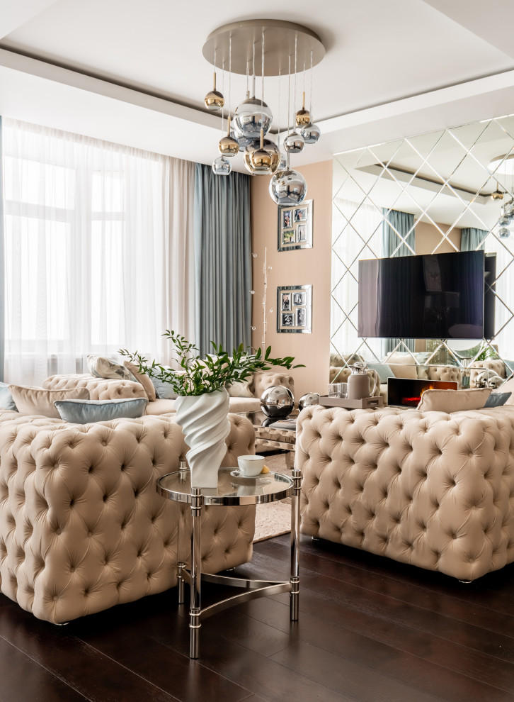 Бежевый и зеркала