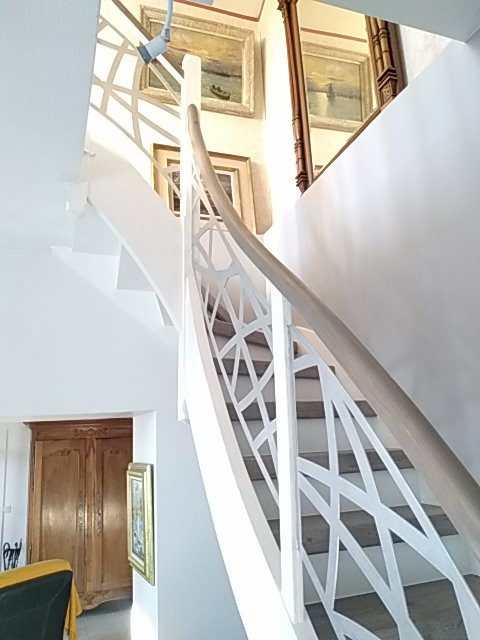 Modernisation atypique d'un escalier en bois