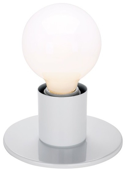 Nuvo Lighting 1-Light Dual Surface Mount Fixture, Medium Base, White, 60-4803