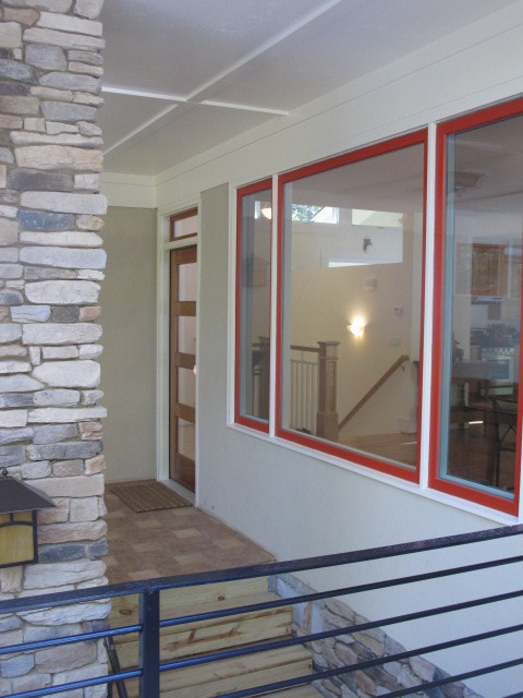 Decatur Custom Home contemporary-veranda