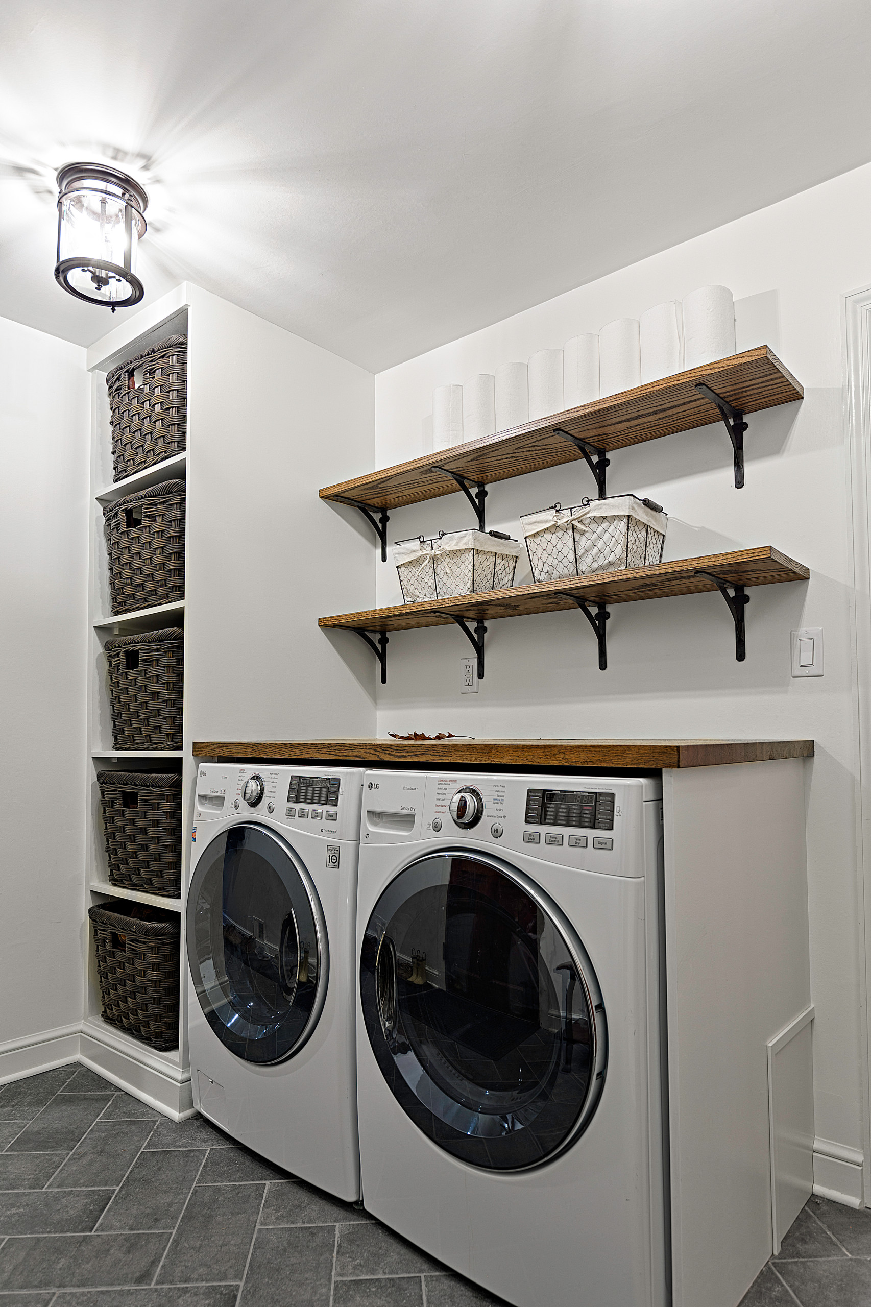 75 Beautiful Laundry Room With Dark Wood Cabinets Pictures Ideas November 2020 Houzz