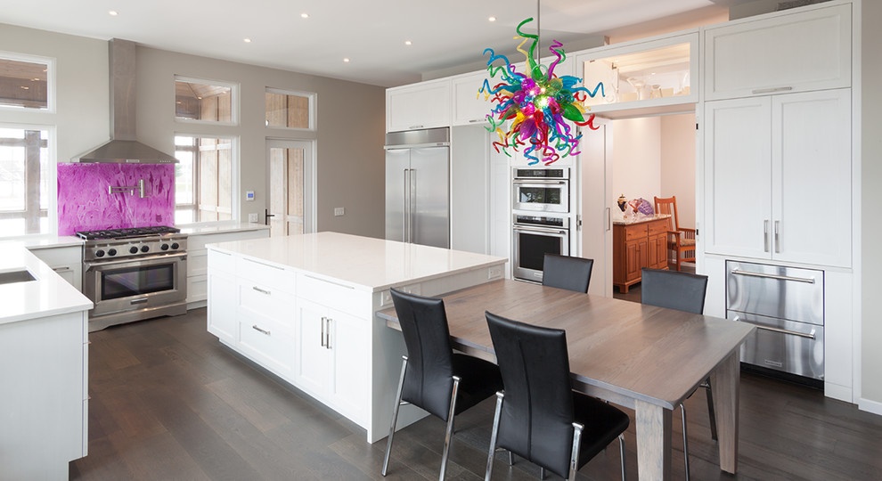 Kitchen - transitional kitchen idea in Cleveland