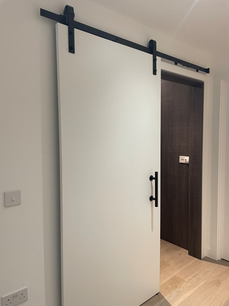 Bespoke sliding entrance door