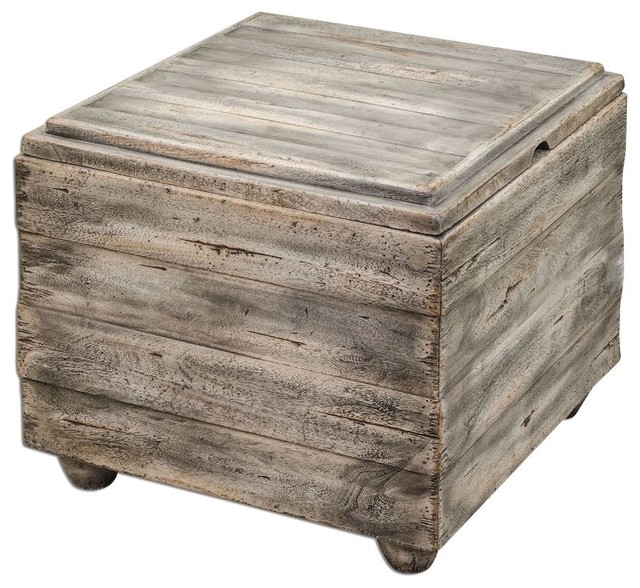 Bronze Bunching Table Offers Invaluable Storage Waxed Driftwood Bronze Bunching Table Offers Invaluable Storage Waxed Driftwood Decor