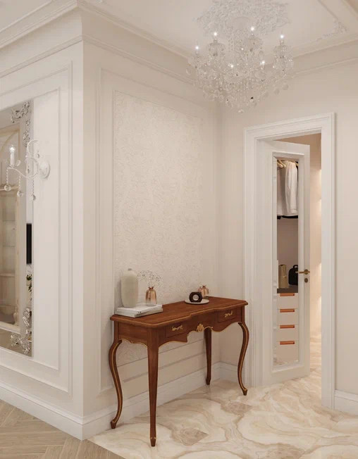 Светлая квартира 112,55 м² в современном стиле