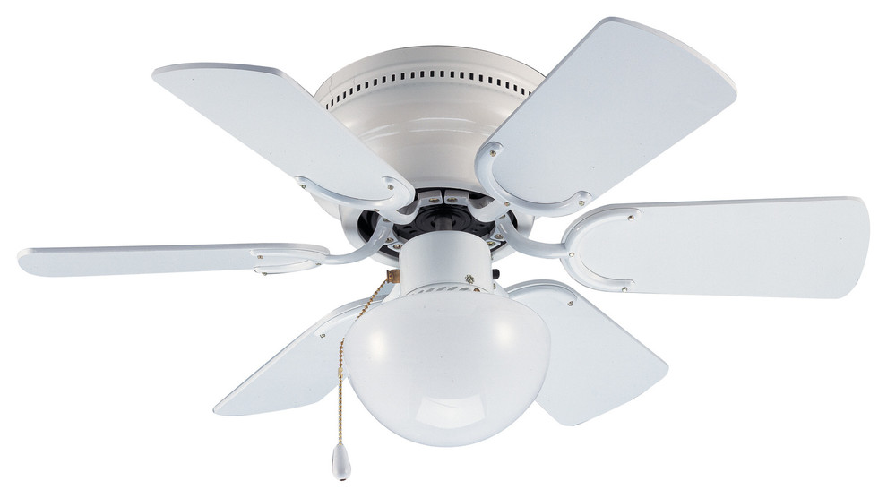Arcadia 30 Flush Mount Ceiling Fan White Traditional Fans By Hardware House Houzz - Small White Ceiling Fan With Light Flush Mount
