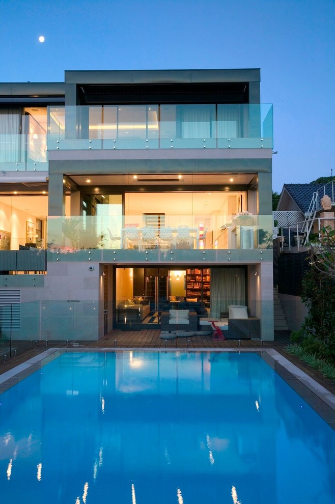Inspiration for a contemporary pool in Sydney.