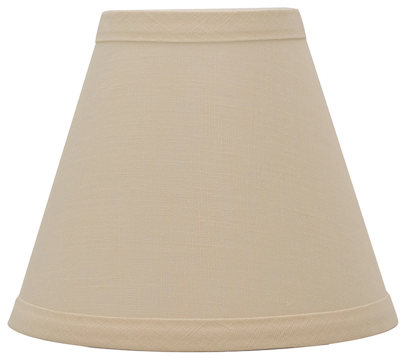 3x6x5" Linen Chandelier Lamp Shade, Set of 1 Contemporary Lighting