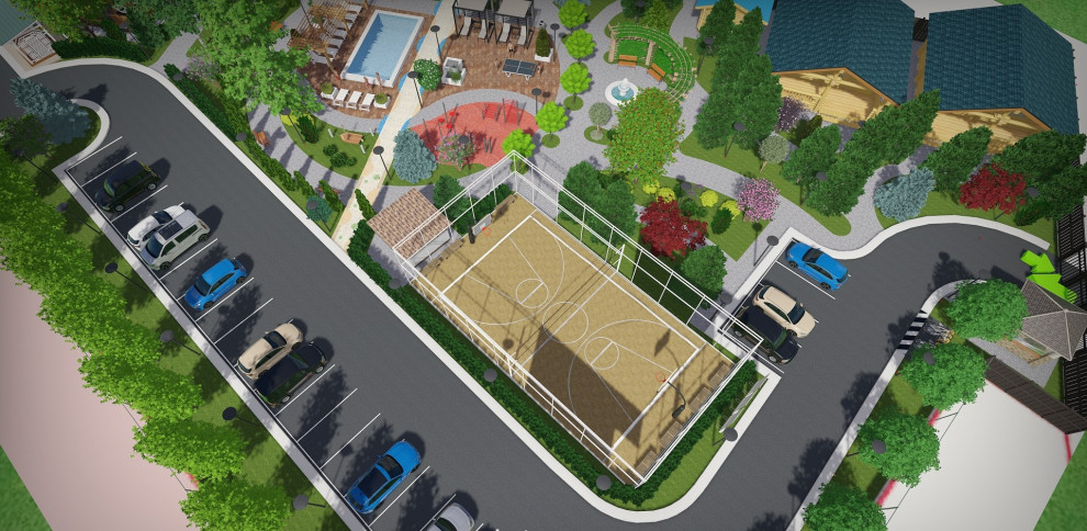 Проект гостиничного комплекса площадью 64 сотки