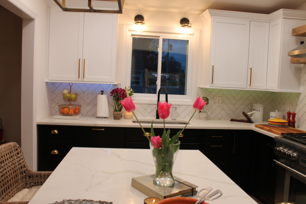 Black and White Kitchen Remodel