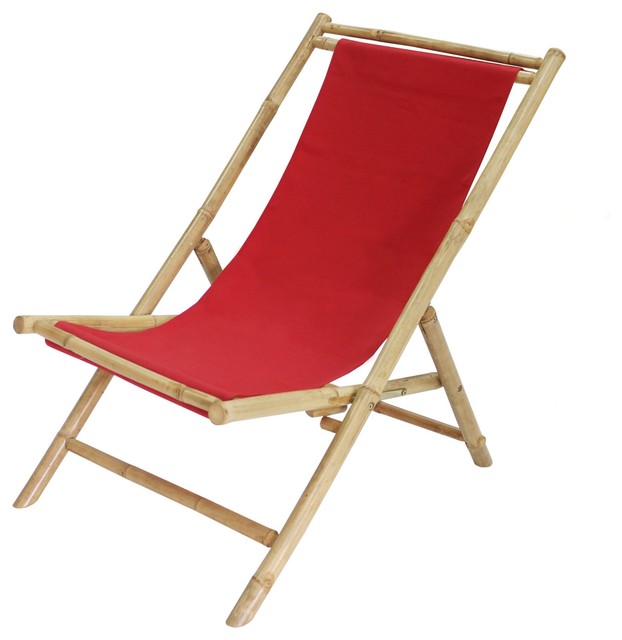 Red Foldable Sling Chair Asian Outdoor Folding Chairs by STATRA