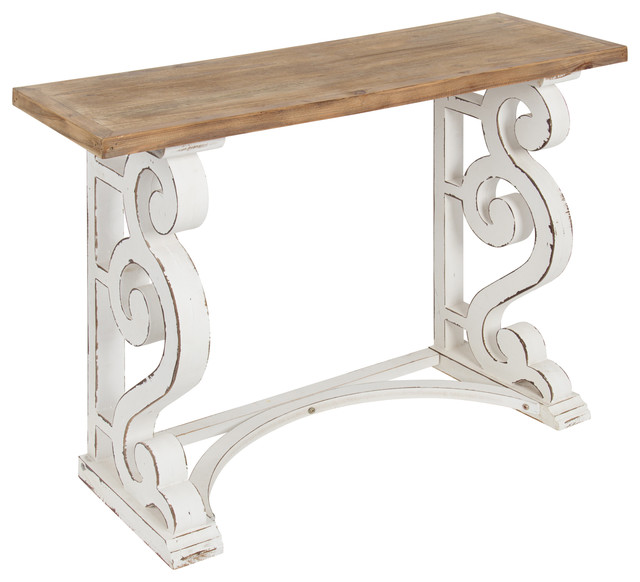 Kate and Laurel Wyldwood Country French Solid Wood Console Table - French  Country - Console Tables - by Uniek Inc. | Houzz
