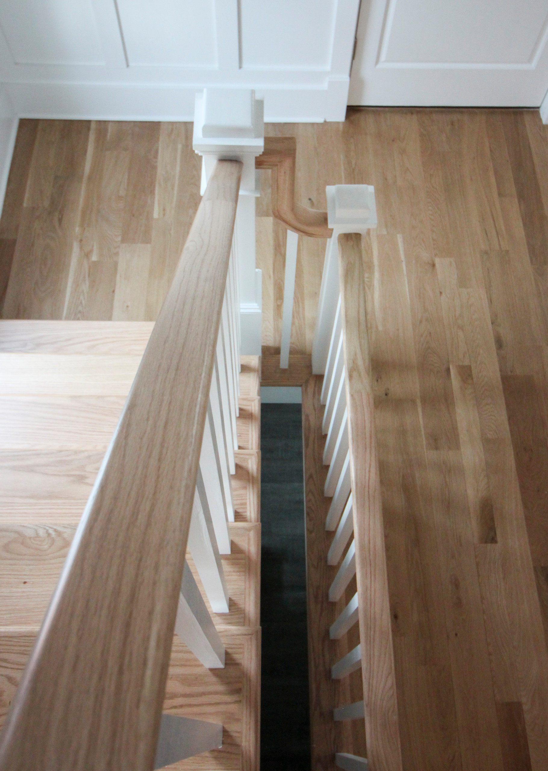 Project #29 | Beautiful Oak & White Staircase