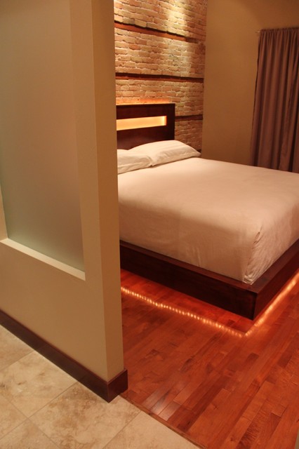 Loft modern-bedroom