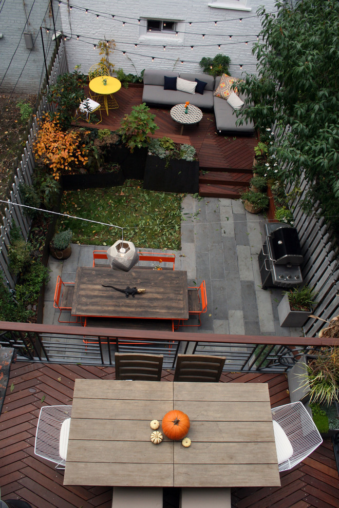 Brooklyn Backyard - Contemporary - Patio - New York - by haskell