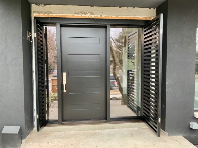 Single Front Entry Doors modern-eingang