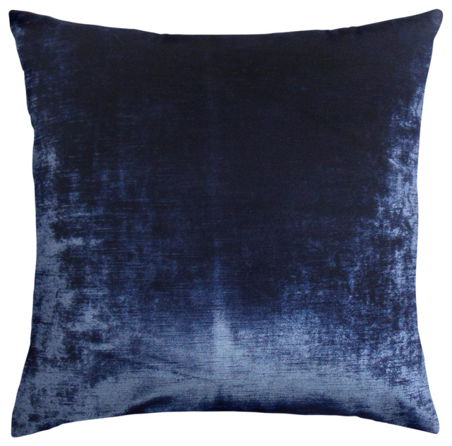The Pillow Collection Blue Dexter Throw Pillow, 18"