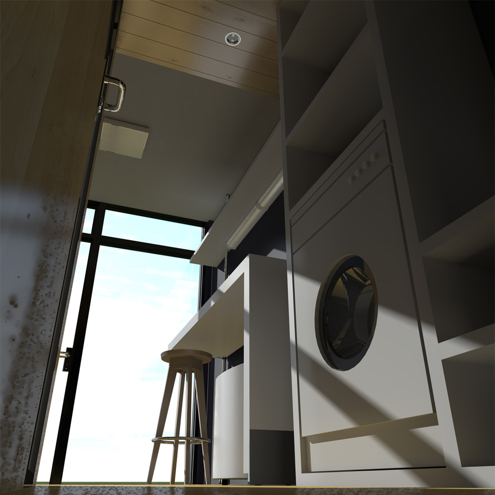 Два гостиничных номера в одном 45-ft морском грузовом контейнере